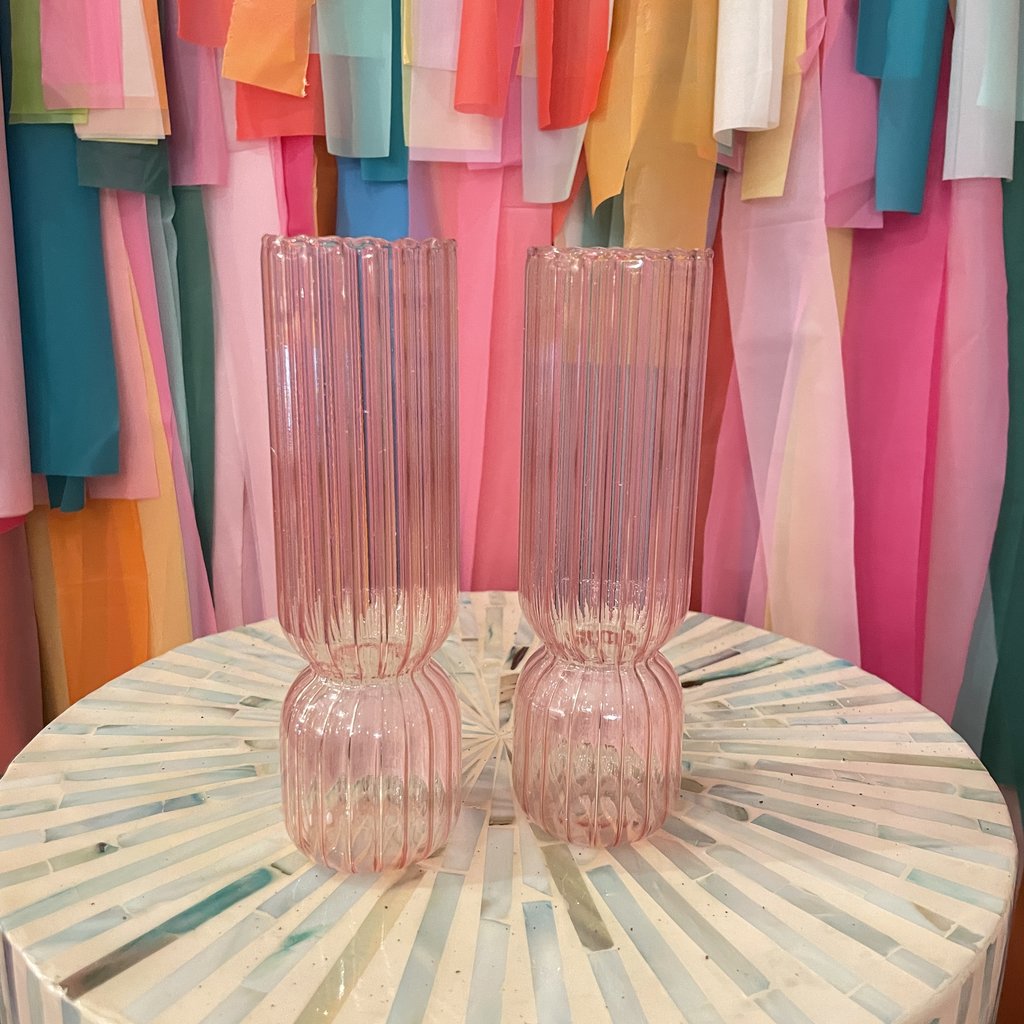 Ivorie Group Mimi Glass Vase - Blush