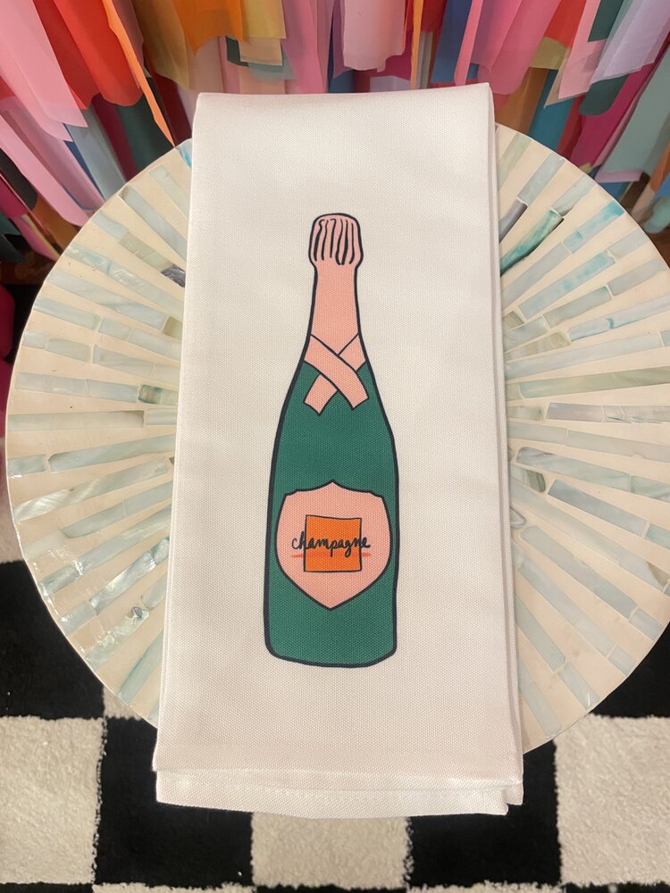 Toss Designs Champagne Bottle Towel