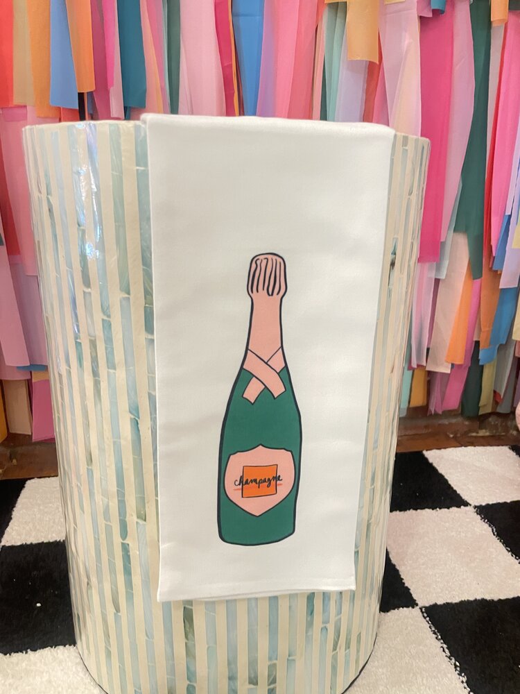 Toss Designs Champagne Bottle Towel