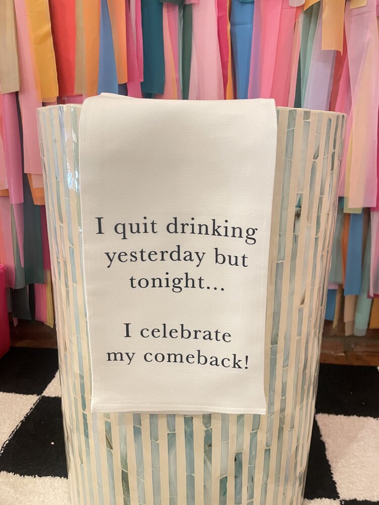 Toss Designs Celebrate my Comeback Towel