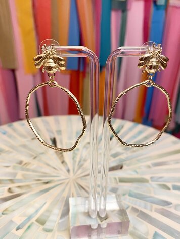 Bee Dangle Earrings