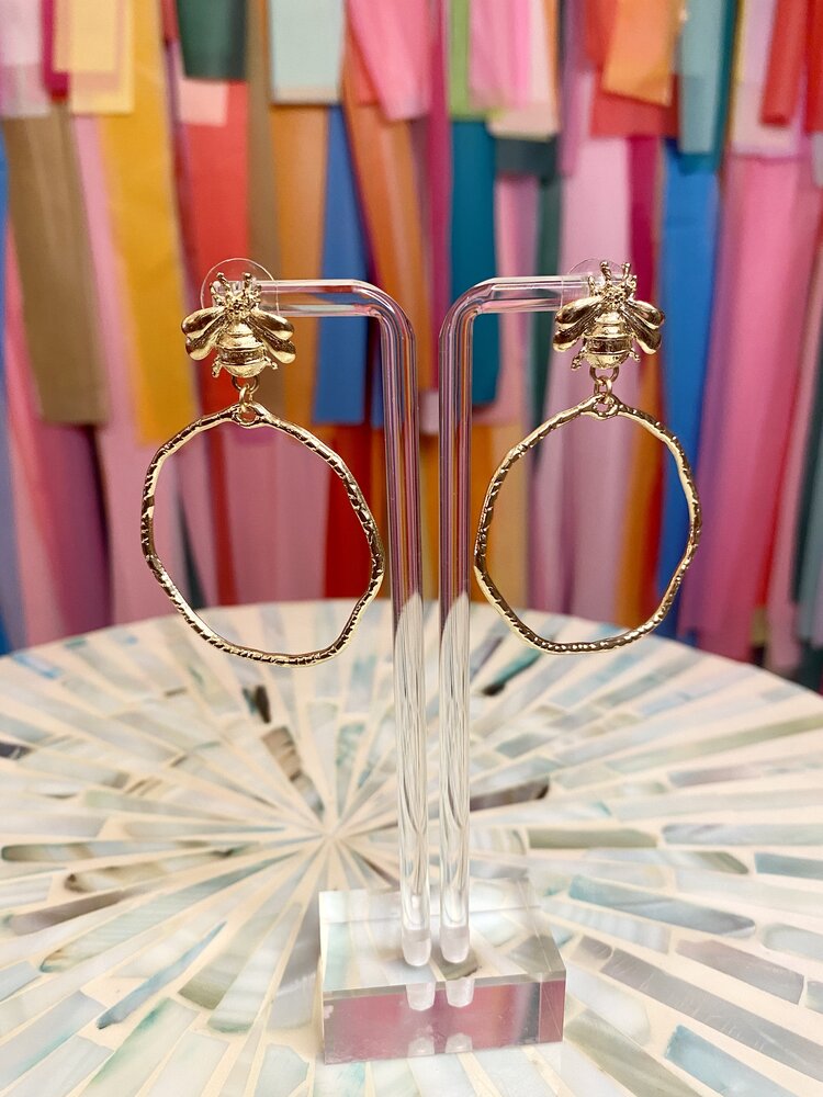Bee Dangle Earrings