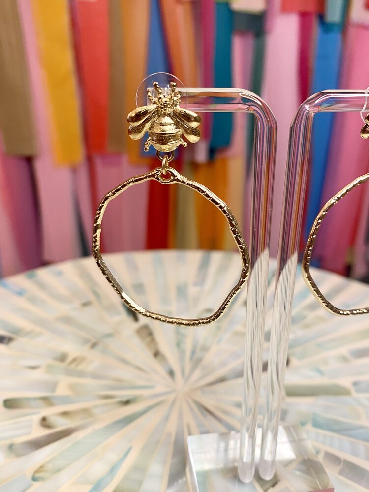 Bee Dangle Earrings