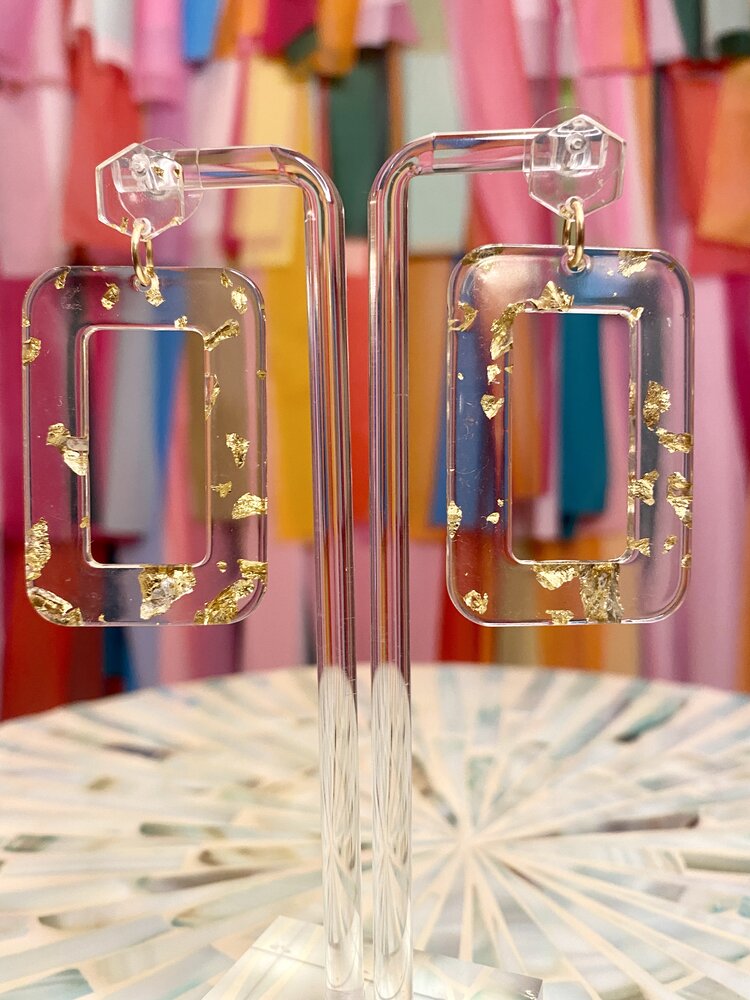 Gold Foil Earrings