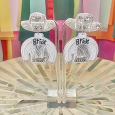 Cash and Carry Bride Jacket Earrings