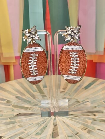 Football Earrings