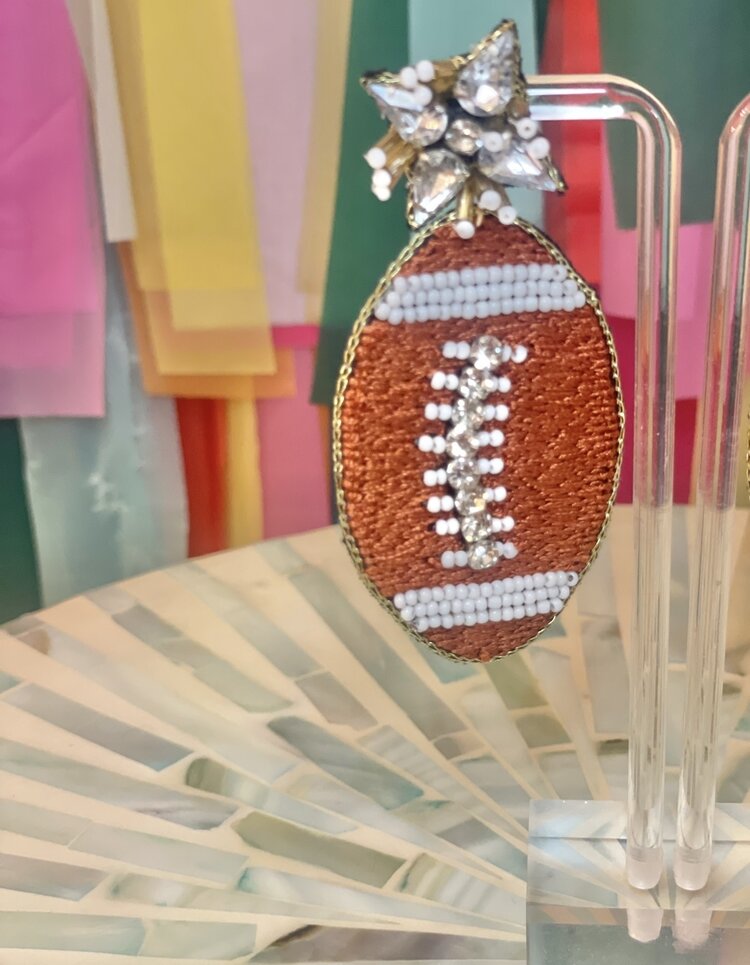 Football Earrings