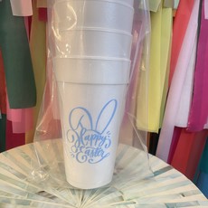 Roseanne Beck Happy Easter Styrofoam Cup Stack
