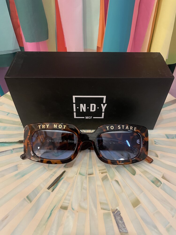 Indy Try Not To Stare Tortoise Sunglasses