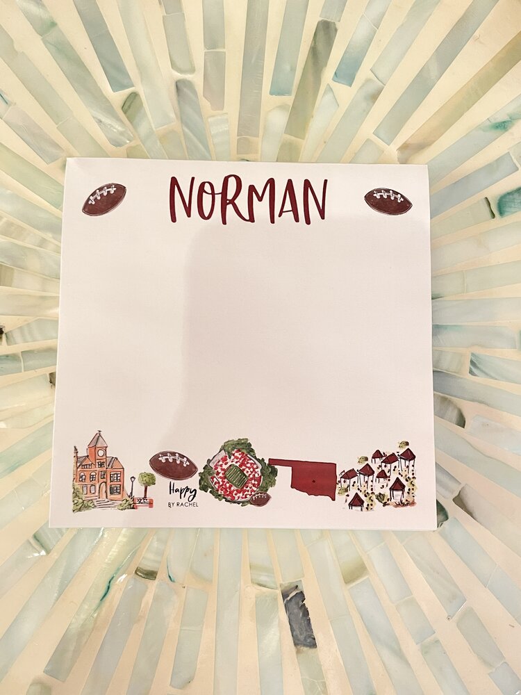 Happy By Rachel Norman Notepad