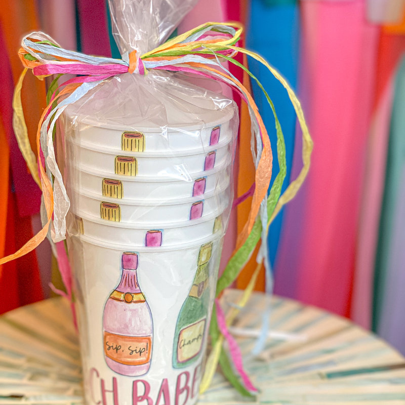 Happy By Rachel Brunch Babes Resusable Party Cup Stack