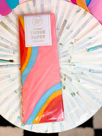 The Social Type Rainbow Tissue Paper