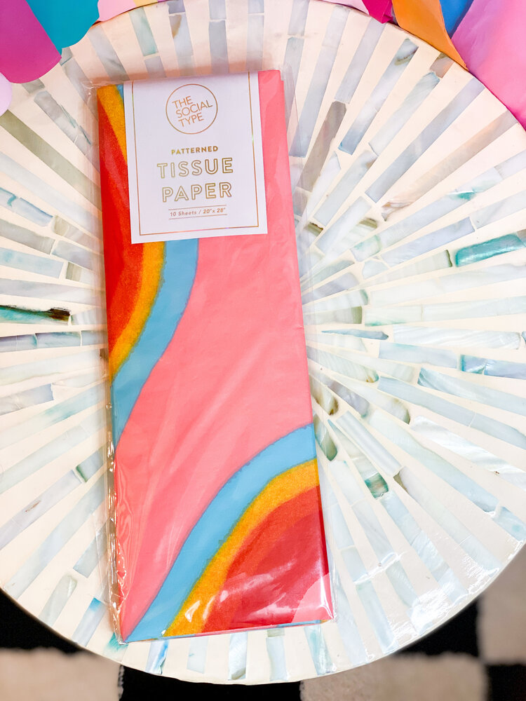 The Social Type Rainbow Tissue Paper