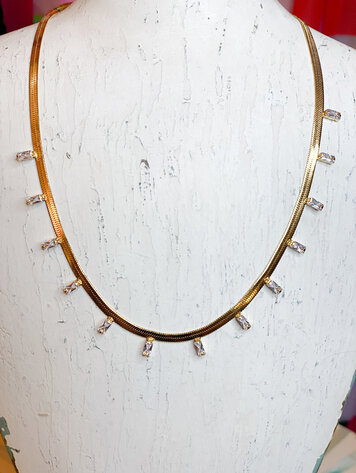 Cash and Carry Lexie Luxe Gold Chain with Rhinestones