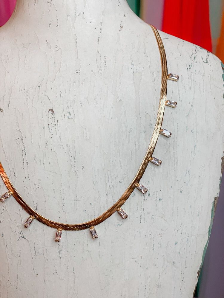 Cash and Carry Lexie Luxe Gold Chain with Rhinestones