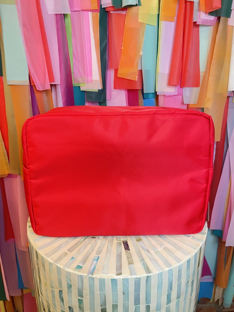 The Sandy Pearl XLarge Nylon Bag - Red