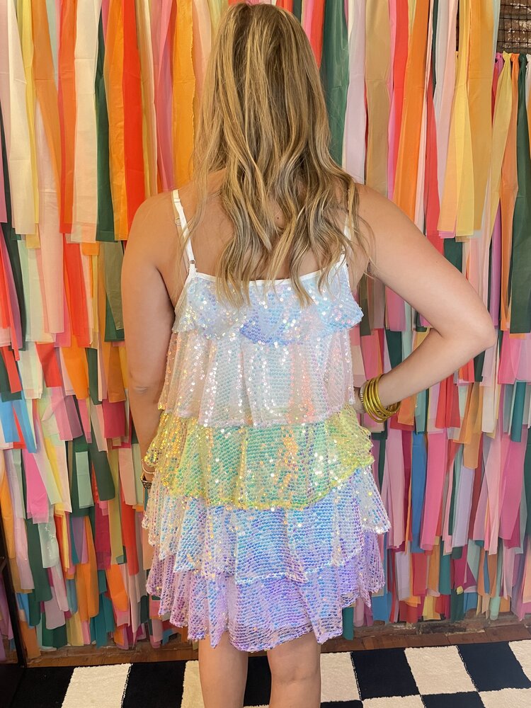 Buddy Love BuddyLove Disco Rainbow Dress