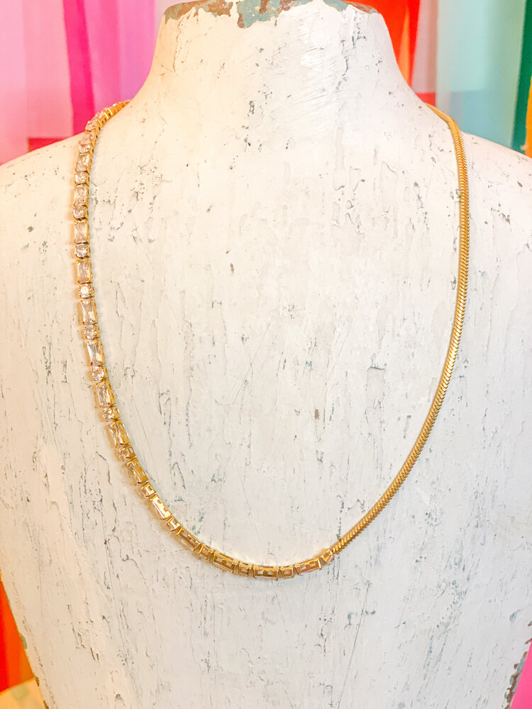 Kismet Ballerina Crystal Chain Choker