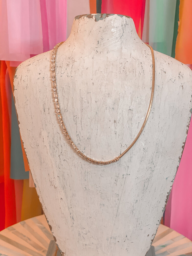 Kismet Ballerina Crystal Chain Choker