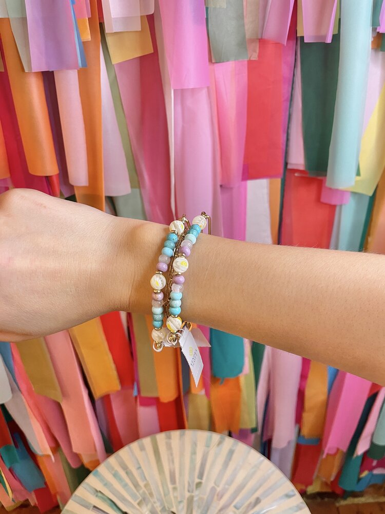 Kendra Scott Ashton Half Chain Bracelet Gold - Pastel Mix