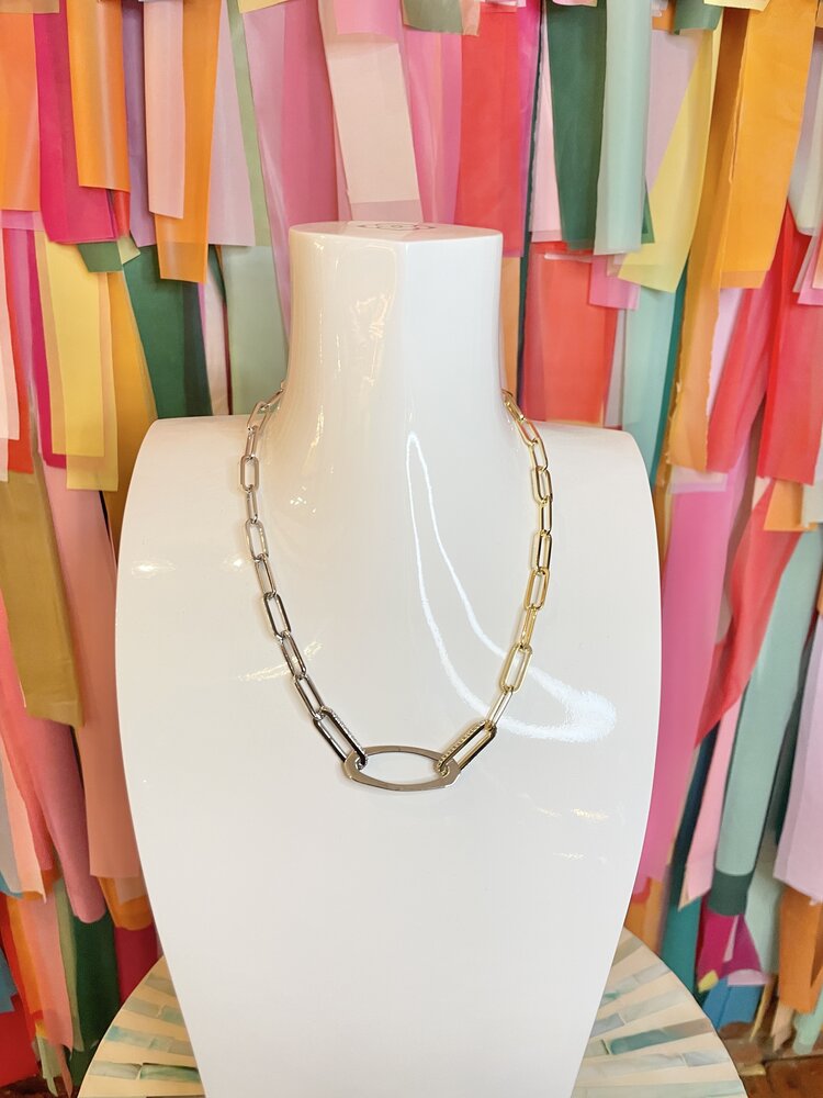 Kendra Scott Adeline Chain Necklace- Mixed Metal