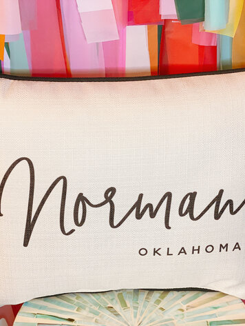 Little Birdie Classic Norman OK Pillow