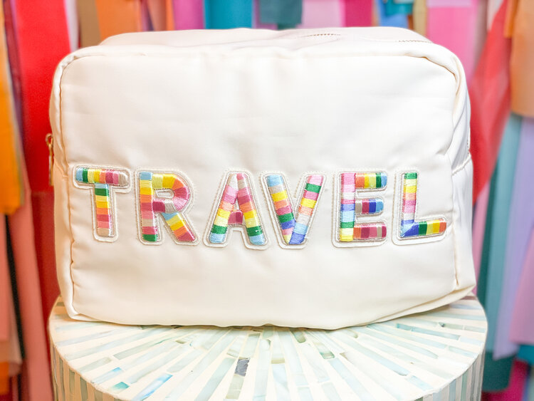 KenzKustomz XL Nylon Rainbow Premade Travel Bag