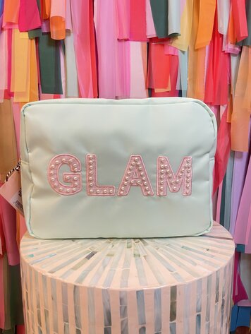 KenzKustomz XL Pearl GLAM Mint Nylon Bag