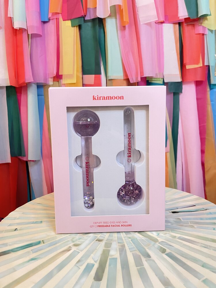 Moon Globes Glittery Facial Ice Rollers