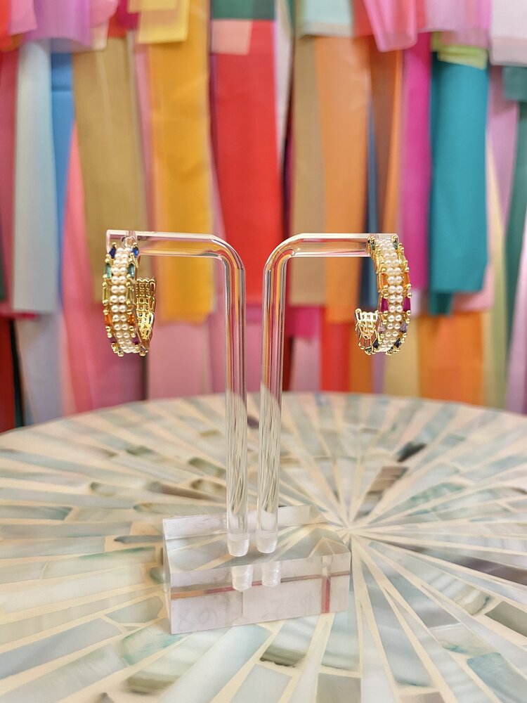 Taylor Shaye Averie Rainbow Earrings