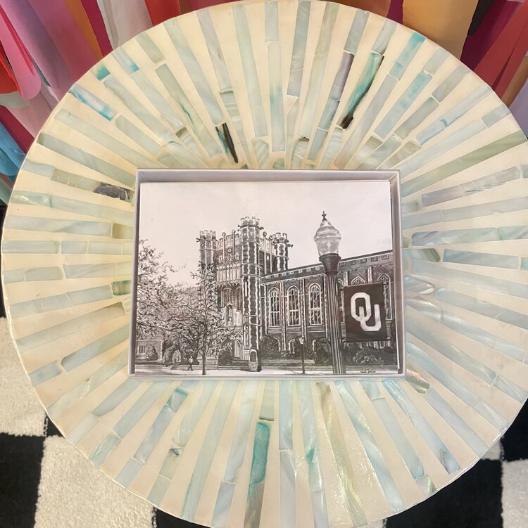 Valiant Gifts Inc Oklahoma Campus Boxed Note Cards - Set of 10