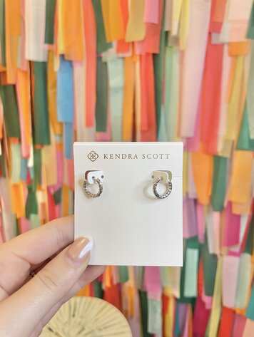 Kendra Scott Maggie Huggie Earring - Silver Metal