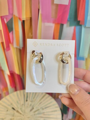Kendra Scott Danielle Link Earring Gold - Ivory Mop