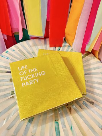 Chez Gagne Life of The Party Cocktail Napkin