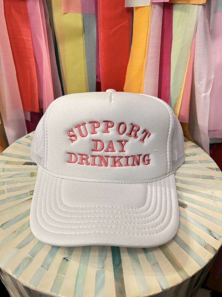Happy Hour Support Day Drinking Trucker Hat