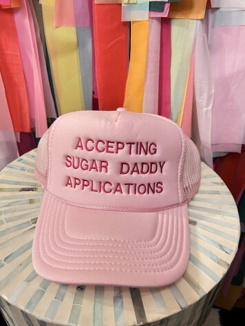 Happy Hour Pink Sugar Daddy Trucker Hat