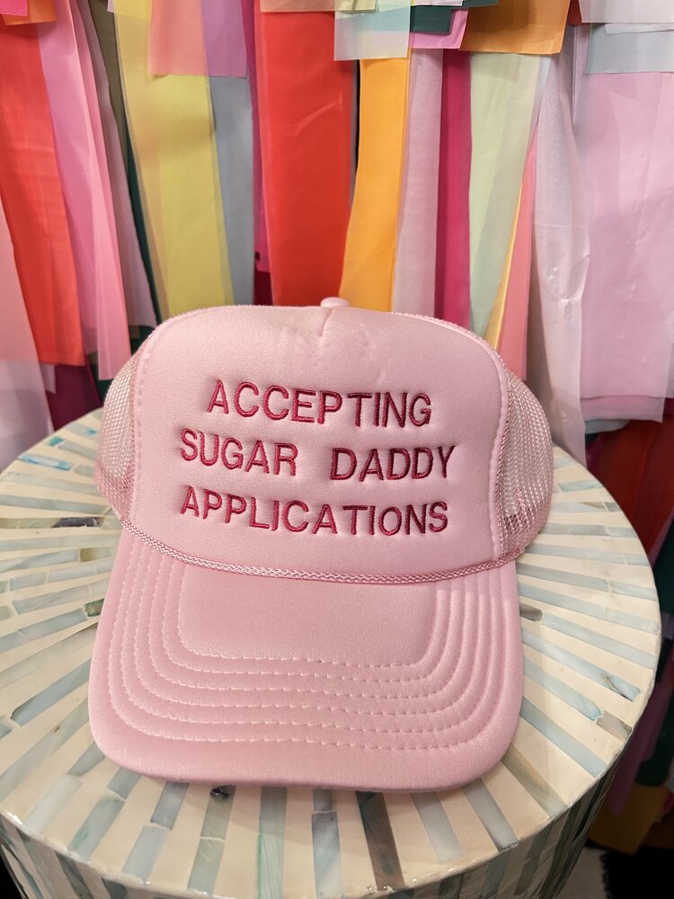 Happy Hour Pink Sugar Daddy Trucker Hat