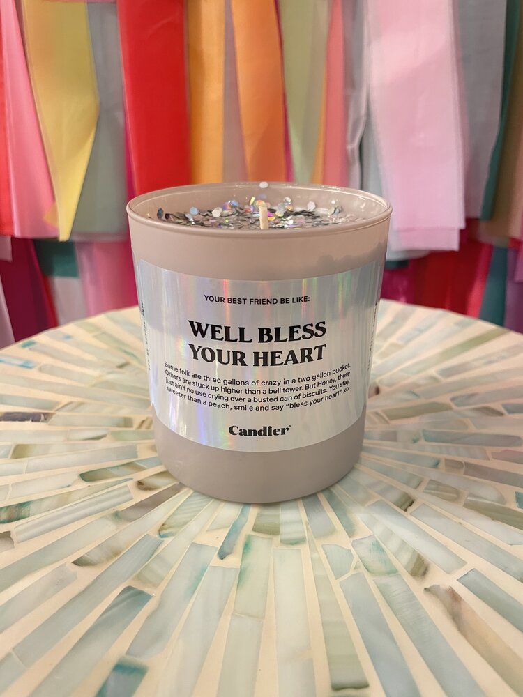 Candier Bless Your Heart Candle