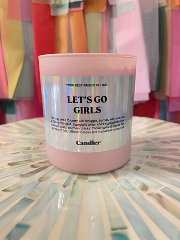 Candier Let's Go Girls Candle