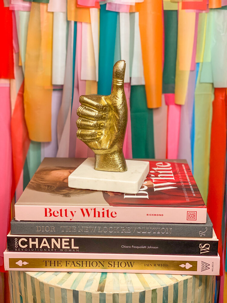 Sagebrook 8" Metal Thumbs Up - Gold