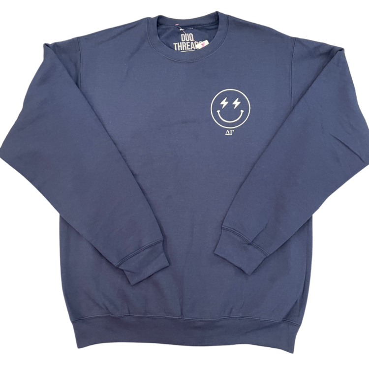 Duo Threads Text Me Crewneck - Delta Gamma