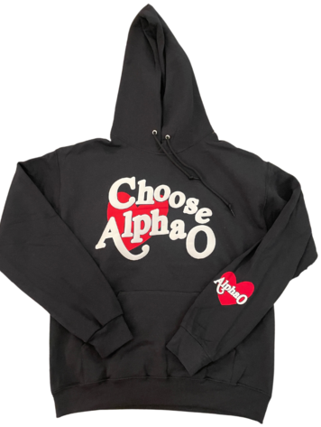 Duo Threads All My Love Hoodie - Alpha Omicron Pi