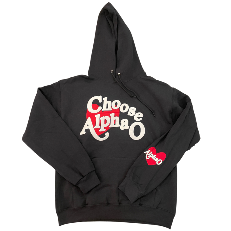 Duo Threads All My Love Hoodie - Alpha Omicron Pi