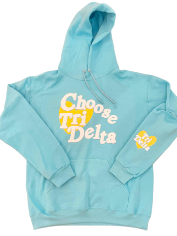 Duo Threads All My Love Hoodie - Delta Delta Delta