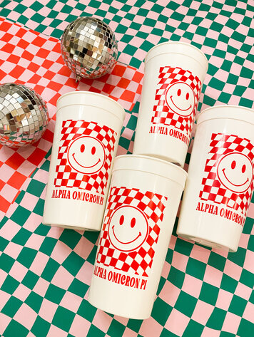Duo Threads Smile Stadium Cup - Alpha Omicron Pi