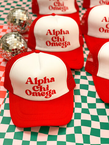 Duo Threads Traveler Trucker Hat - Alpha Chi Omega