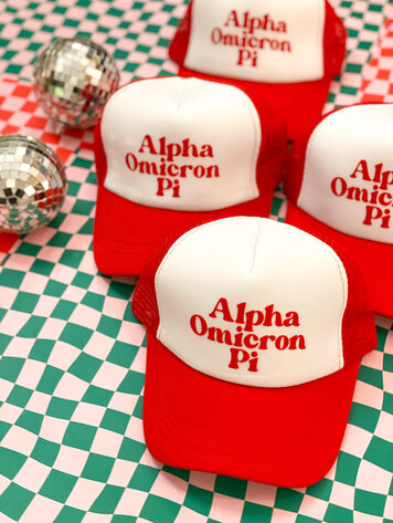 Duo Threads Traveler Trucker Hat - Alpha Omicron Pi