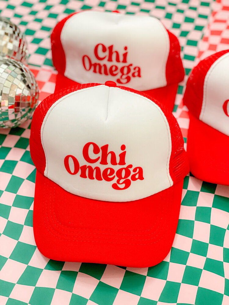 Duo Threads Traveler Trucker Hat - Chi Omega