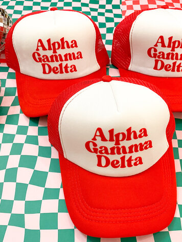 Duo Threads Traveler Trucker Hat - Alpha Gamma Delta