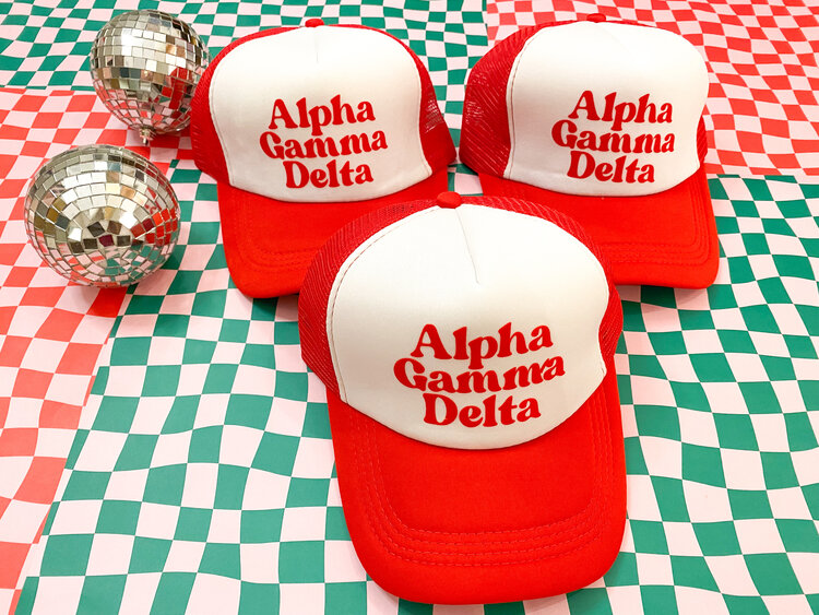 Duo Threads Traveler Trucker Hat - Alpha Gamma Delta
